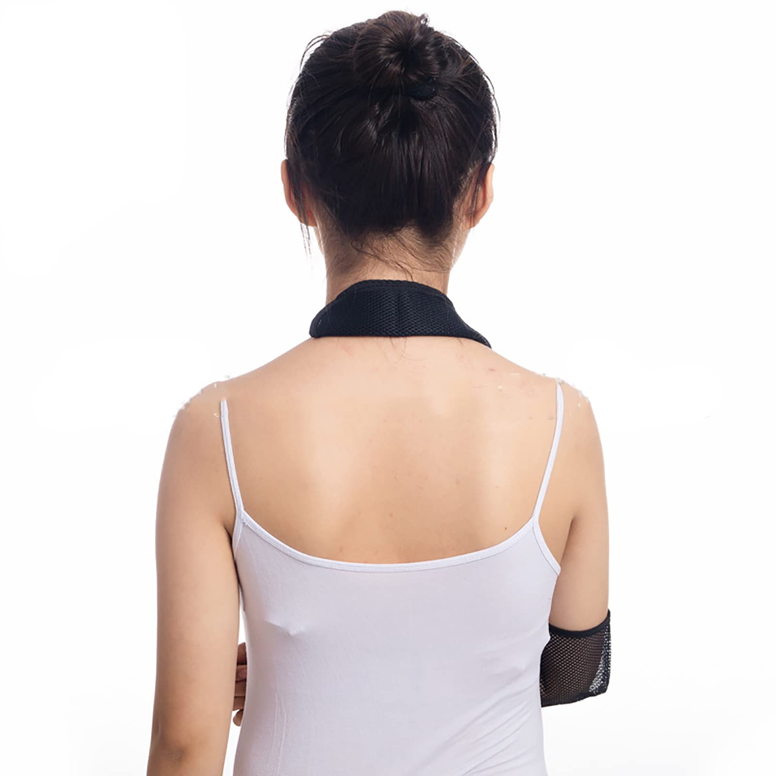 Inmovilizador de Hombro médico con Cabestrillo de Malla para Brazo, para Ducha, Soporte de Brazo Ajustable para Lesiones en el Manguito rotador desgarrado