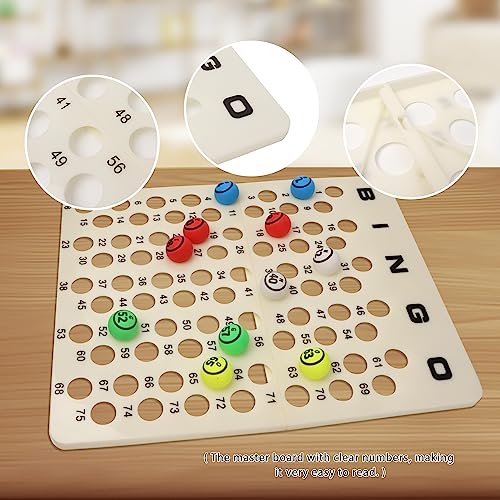 GSE Games & Sports Expert Professinal Bingo Master Board for 1.5" Balls, Bingo Calling Board for Parties, Large Groups, Family Game Night – Image 5