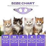 Rttochfy Cat Harness and Leash Set, Escape Proof Kitten Harness, Soft and Breathable Vest with Reflective Strip, Easy to Wear for Cats Walking and Traveling (Pink, S) - Image 2
