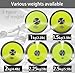 Village Variety Discus for Practice Nylon, Track and Field Throwing Discus 1kg 1.5kg 1.75kg 2kg 2.25kg 2.5kg(Yellow 3.3lbs(1.5kg))