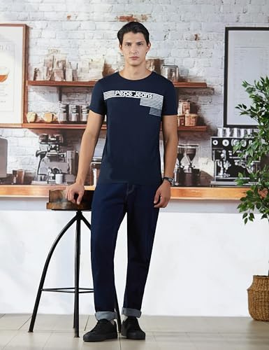 Image of Pepe Jeans Men T-Shirt|Cotton|Slim Fit