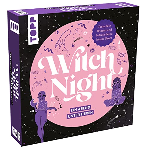 Witch Night – EIN Abend unter Hexen. Teste Dein Wissen und befreie Deine innere Kraft: Das Partyspiel für 2–6 Personen ab 14 Jahren | Über 180 Fragen aus insgesamt 6 Kategorien