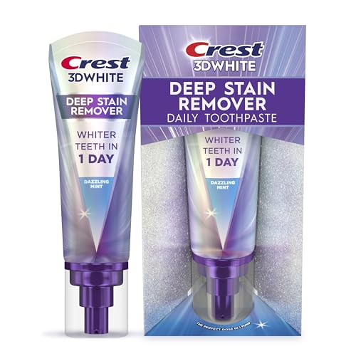 Crest 3DWhite Brilliance Deep Stain Remover Dazzling Mint Toothpaste - 3.1oz