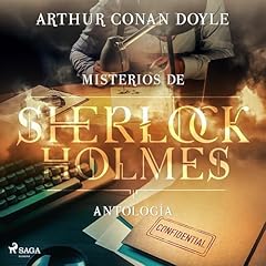 Diseño de la portada del título Misterios de Sherlock Holmes - Antología