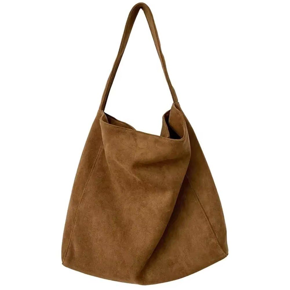 Sac à main en daim pour femme grand cabas hobo chic et souple