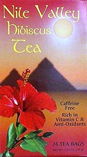 NILE VALLEY PANTRY NLV HIBISCUS TEA, 24 CT