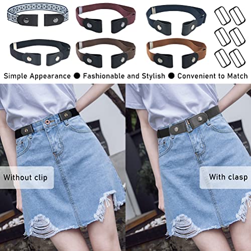 NA 6 Pezzi di Cintura Elastica,Senza