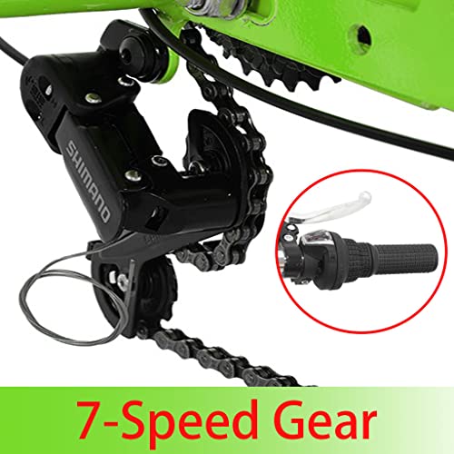 Vehpro Adult Tricycle Bike Adult Trike Bike 24 inch 3 Wheel Bikes with Large Basket for Picnics Shopping Entertainment, 7 Speed Three-Wheeled Bicycle for Adults Seniors Elderly [US in Stock]