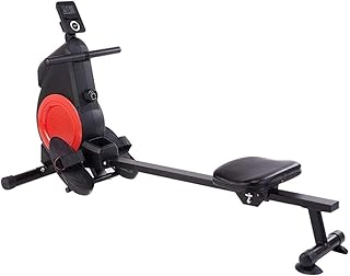 XJWWW-URG Rowing Machine for Home Use Foldable, Resistance Adjustment, Maximum Load 120kg, Abdominal Training Equipment, Indoor Foldable Rowing Machin Rower Fitness Cardio, Hd Data Display URG