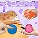 Stressabbau Fidget Ball für Kinder und Erwachsene Weiches Fidget Spielzeug zur Angstlinderung,Strukturiertes Quetschspielzeug für Fokus und Entspannung (lila)