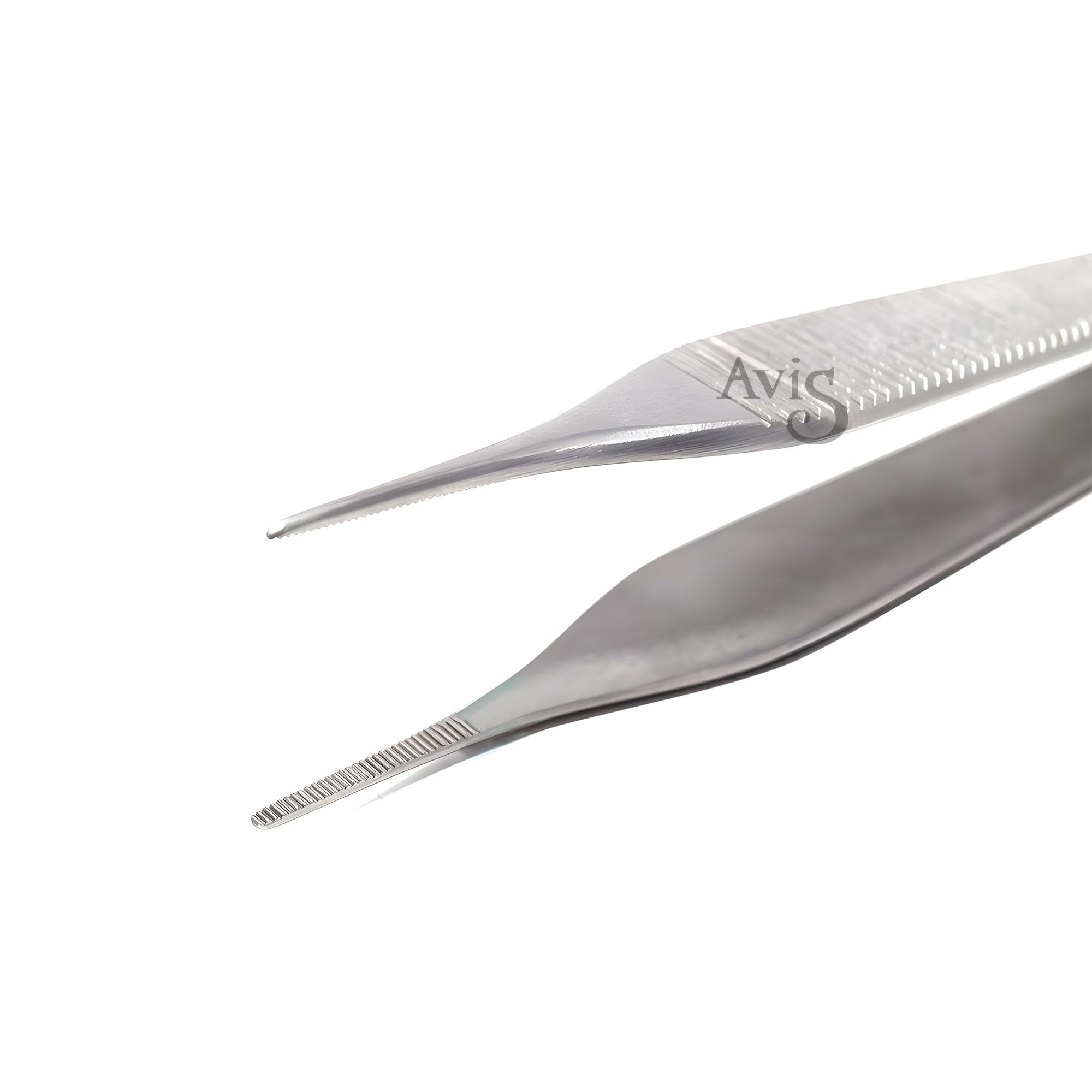AVIS Adson Forcep Set – 2-Piece Surgical Forceps (Plain & Tooth) – Premium Stainless Steel Grade 410, Precision Tips, Ergonomic Design, Sterilizable, Ideal for Surgical and Clinical Procedures - Image 4 thumbnail