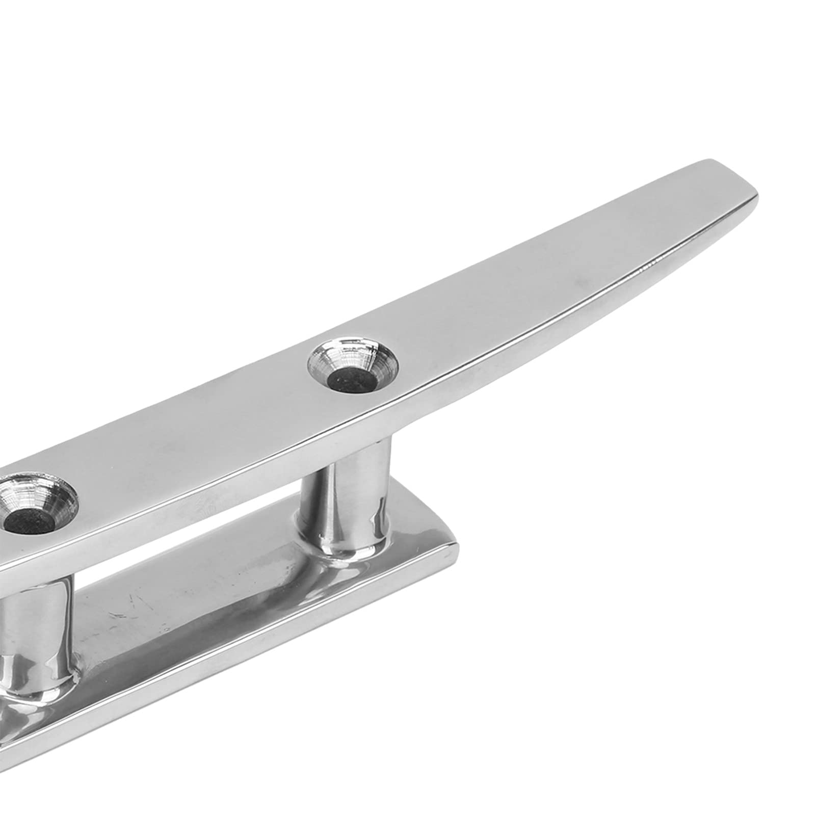 Ausla Cornamusa de Aseguramiento, Cornamusa de Acero Inoxidable, Cornamusa para Barco, Abrazadera de Cuerda para Muelle de Amarre de Barco de 250 Mm para Yate Marino