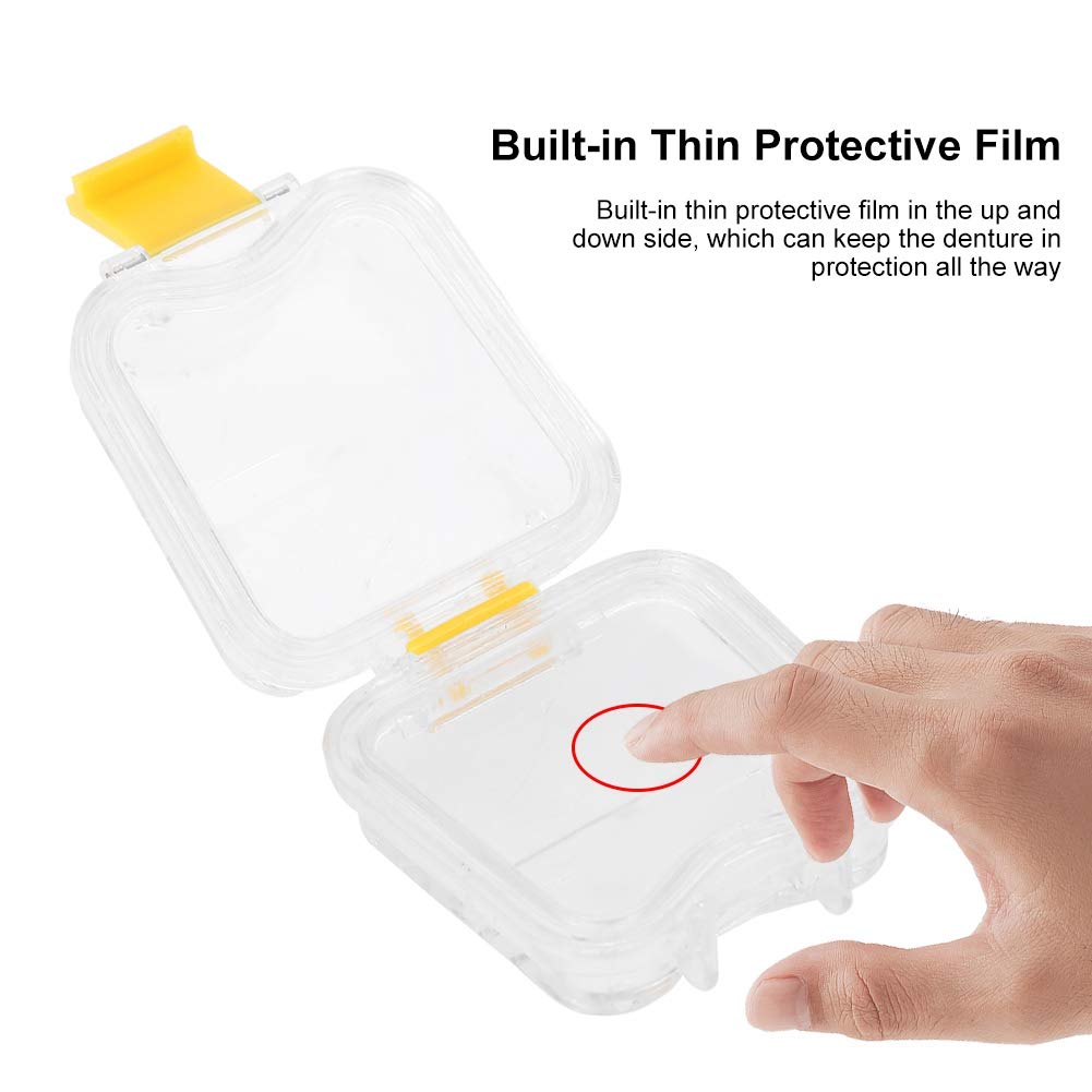 Boîte de rangement professionnelle pour prothèses dentaires - Avec film de protection fin intégré sur le dessus - Pour prothèse ou prothèse dentaire - Avec film