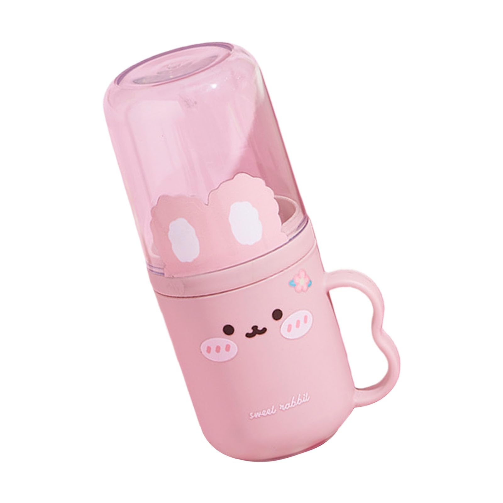 Compact Travel Toothbrush Cup Proof Cover for Bathroom Accessories Holder Essential Multipurpose Cup for Camping Gym Business Trip