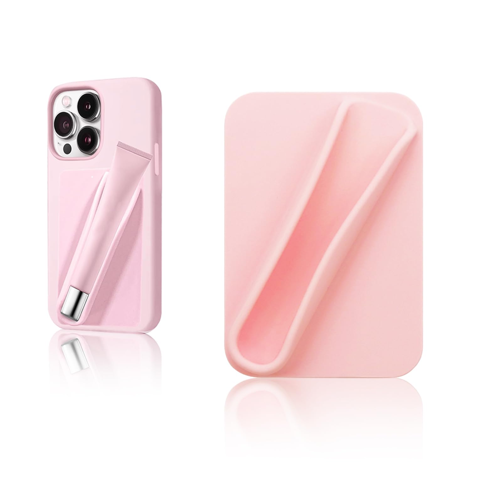 Amazon.co.jp: Leeneen口紅リップグレーズ電話ケースバックスティック