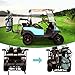 10L0L Universal Golf Cart Rear Seat Bag Holder Rack for EZGO Yamaha Club Car Carts, with Rear Safety Grab Bar