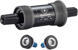 Eje Pedalier Soporte Inferior de Bicicleta 68mm Power Spline Soporte Inferior Cartucho Cuadrado de Bicicleta Taper for manivela de husillo cónico Cuadrado con Tornillos Eje De Pedalier