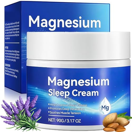 Magnesium Butter - Magnesium Cream for Better Sleep - Moisturizing Lotion for Restful Sleep & Relaxation - Soothing Cream, Soothe Body & Mind