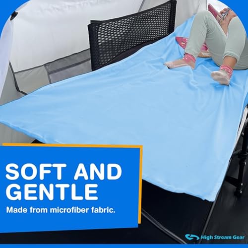 High Stream Gear Bed Sheet For High Stream Gear'S Toddler Cot Camping Bed: Fitted Sheet Specifically For Hsg'S Kids Travel Camping Bed thumb #4