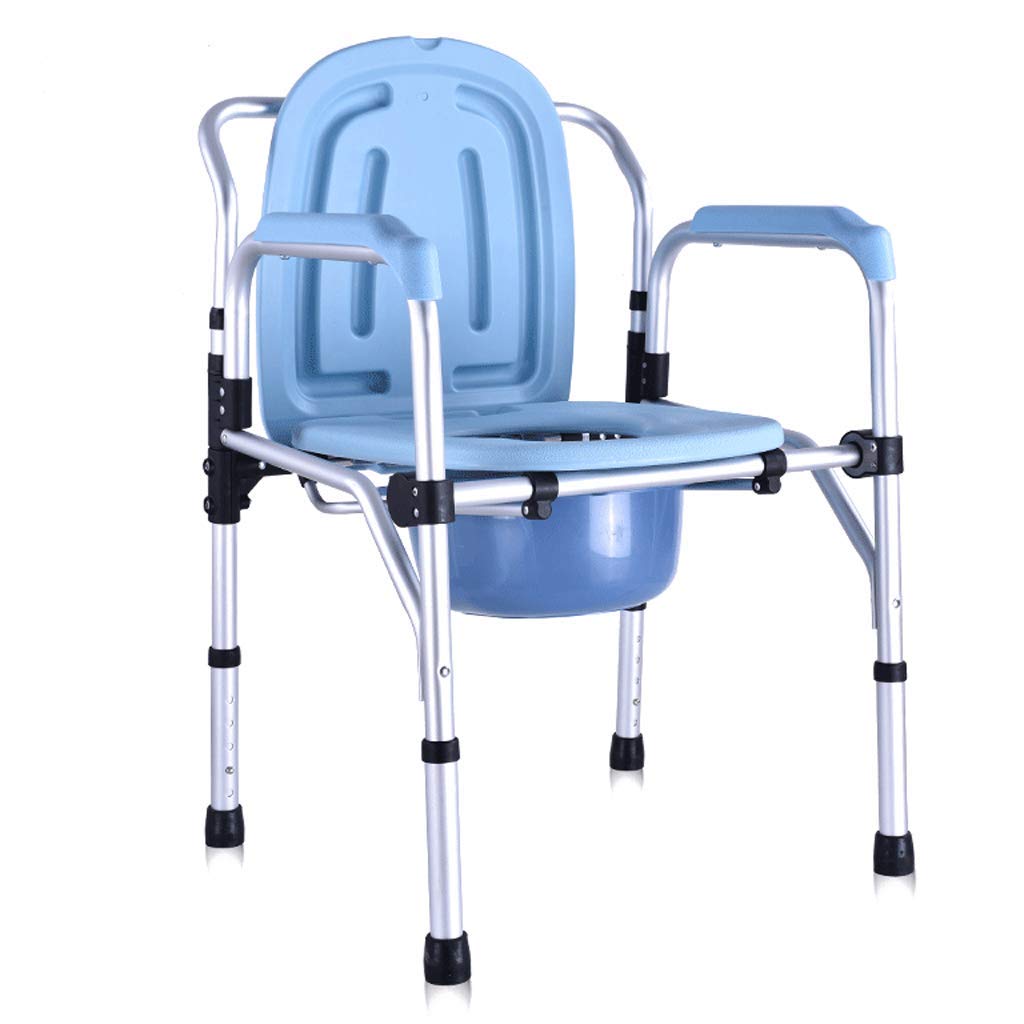 Buy 3in1 Obesity Bedside Commode Chair Folding Elderly Toilet Seat
