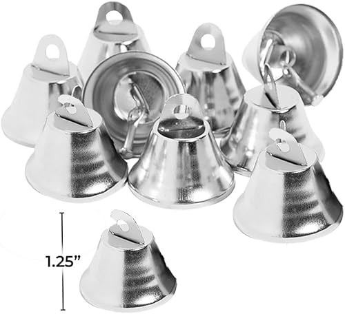 Miniatura 2 de Campanas de boda plateadas, 24 piezas