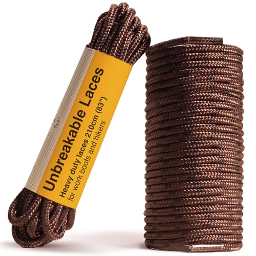 Unbreakable Boot Laces Brown 83
