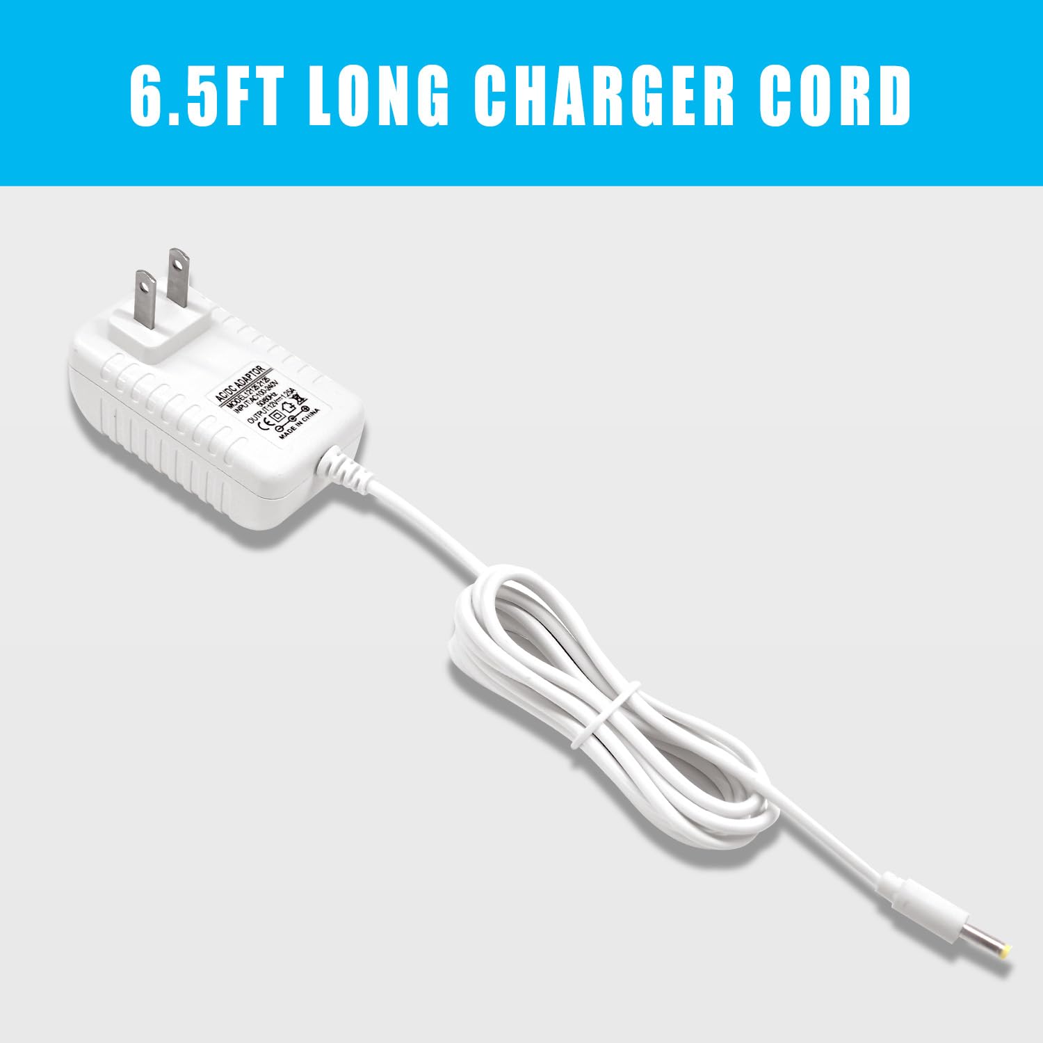 15W Charger for Alexa Dot 5th Gen/Dot 4th Gen/3rd Gen/Kids Edition/TV Cube/Show 5 Charger Cord Replacement Adapter