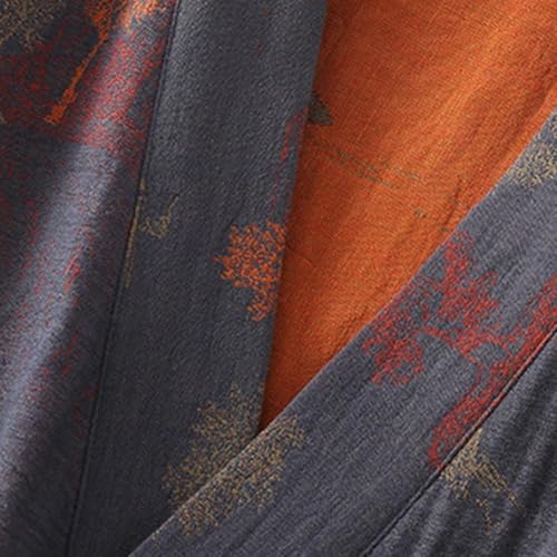 Ropa de dormir ligera con albornoces de jacquard estilo japonés para mañanas relajadas 6