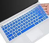 CaseBuy Keyboard Cover for HP Pavilion X360 14M-BA011DX 14M-BA013DX 14M-BA015DX 14M-BA114DX 14-BF040WM 14-BF050WM 14M-CD0001DX 14M-CD0003DX 14-CM0010NR 14 inch Laptop US Layout, Blue