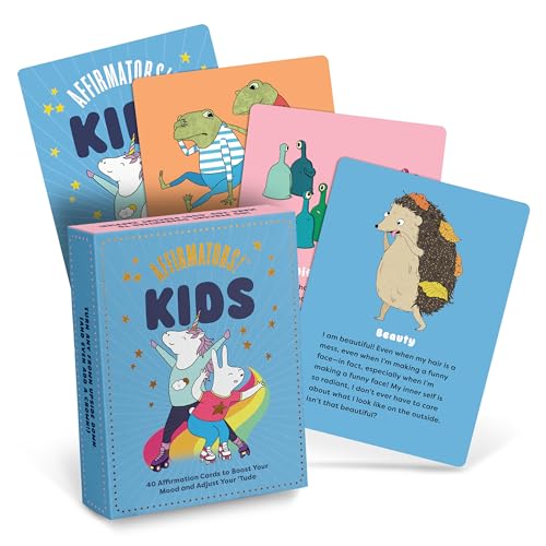 Image of Knock Knock Kids Affirmators! Kids Deck: 40 Affirmation Cards for Kids to Boost Your Mood and Adjust Your 'Tude