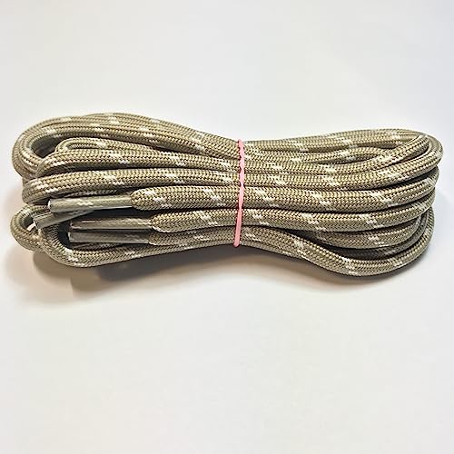 Image of 3 Pairs Heavy Duty Round Boot Laces Shoelaces for Hiking Walking Construction Safety Work Boots Shoes