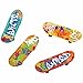 Assorted Mini Finger Skateboards | Multicolor | Pack of 24