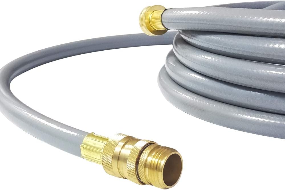 HQMPC Garden Hose Quick Connect Brass Hose Quick Adapter Quick Fittings 3/4“GHT Thread Pressure Washer Adapter(3 Female+ 3 Male)
