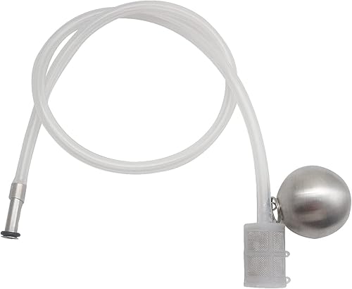 304 Acero inoxidable Cerveza Cerveza FermZilla Bola Flotante Barril de Cerveza Tubo de Inmersión Líquido con Filtro de Tubo Flotante y Tubo de