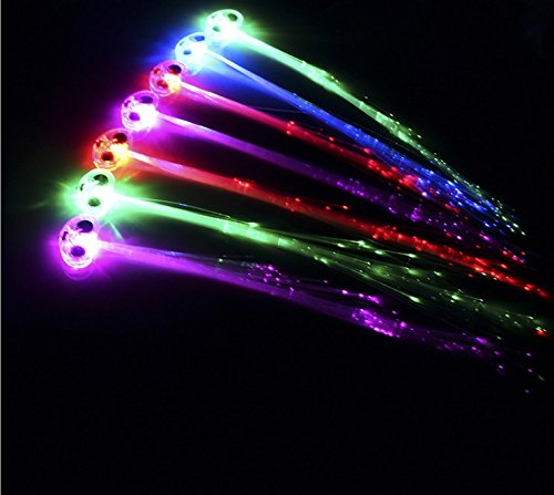 Omeny LED Luminous Dice Creative Novel LED Colorful Luminous Dice Women's Luminous Neon-Red