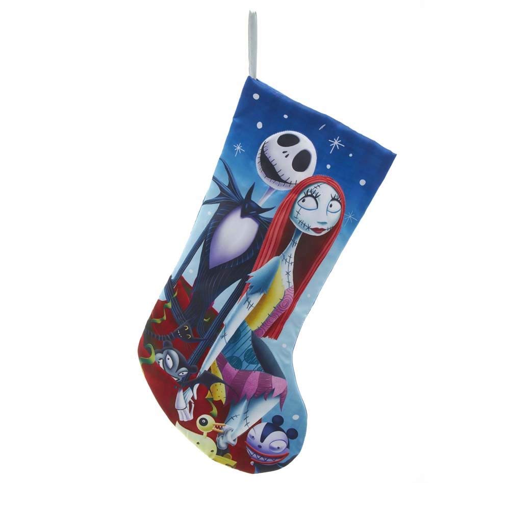 Kurt Adler DN7202 Disney The Nightmare Before Christmas Jack and Sally Stocking, 19-inch High
