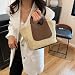 Imagen de BSITSSS Bolso Mujer, Marron Bolsos Tejidos Crochet