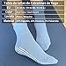 Imagen de TENQUAN Calcetines Antideslizantes Mujer y Hombre Calcetines para Hacer Yoga Pilates Ballet Danza pour Casa Gimnasio Deportivos Fitness