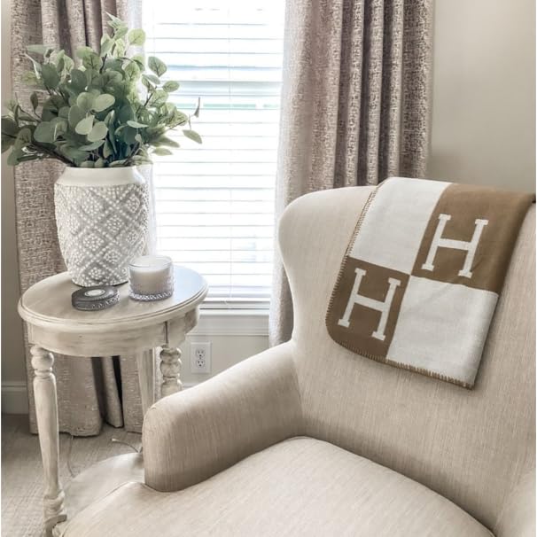 Luxusdecke aus Kaschmir & Wolle – Perfekte Kuscheldecke für Sofa & Sessel, Stilvoll und Wärmend, Ideal für Winter