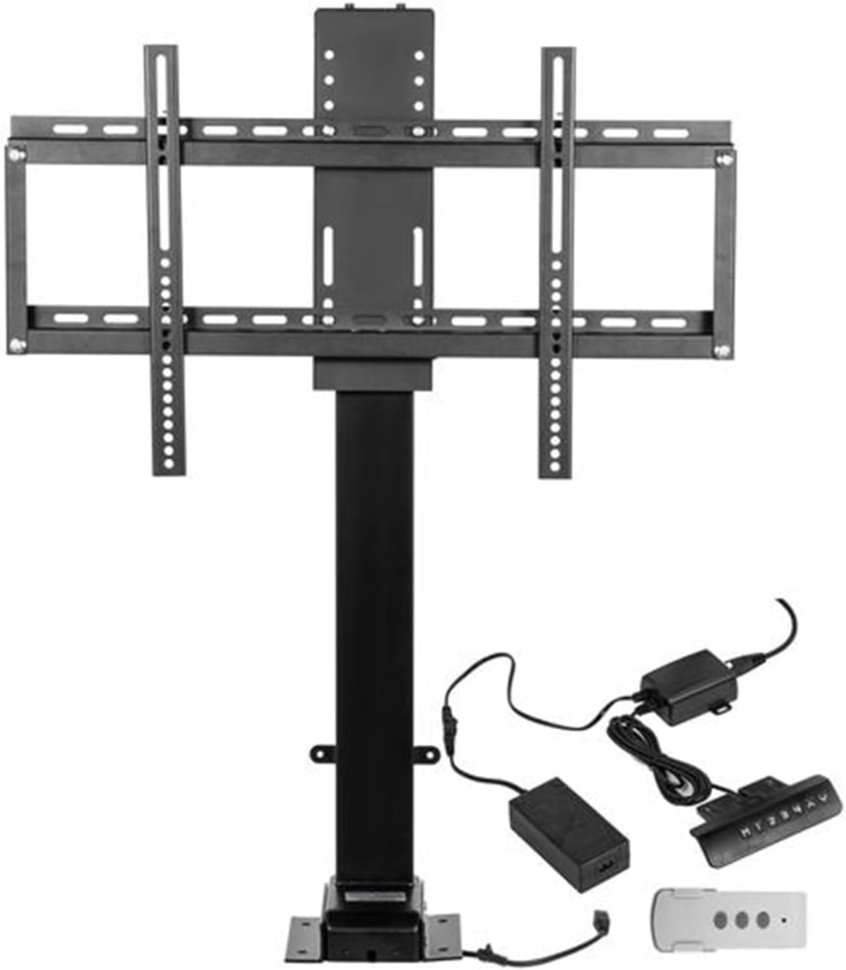 7UIYgtyO LNNW Motorized Tv Mount - Adjustable Ceiling TV Mount Bracket - Electric TV Wall Mount, Load-bearing 60kg/132lbs TV Wall Bracket