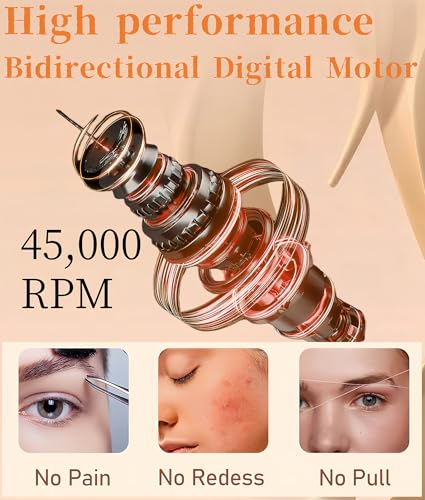 Image of Eyebrow Trimmer & Flawless Facial Hair Remover for Women - Gentle Dual Head Design for Brows, Lip, Chin, Cheeks