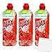 Produktbild Ajax Allzweckreiniger Hibiskusblüten 3er Pack (3x1l Flasche) + usy Block