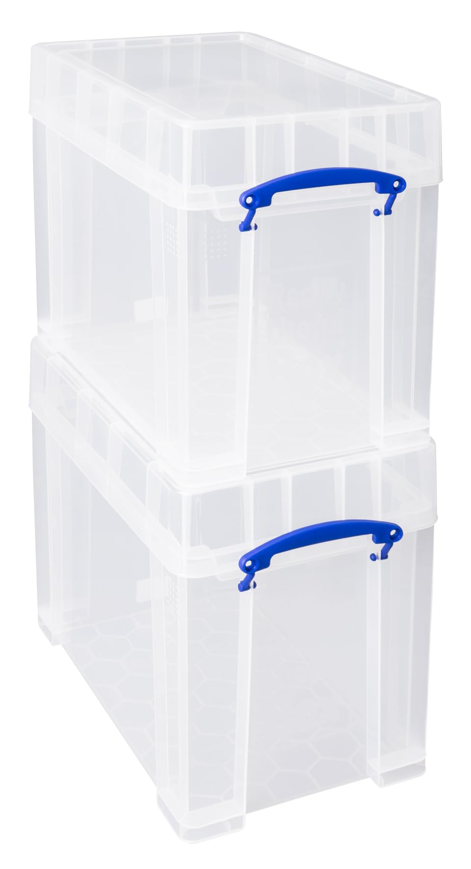 Naprawdę przydatne plastikowe pudełko do przechowywania, 19 l, z przezroczystą pokrywką XL (opakowanie 4 szt.)