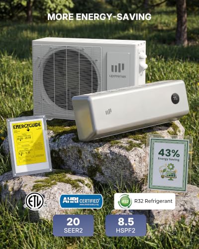 Image of Upstreman 24000 BTU Mini Split Air Conditioner /Heating System 230V