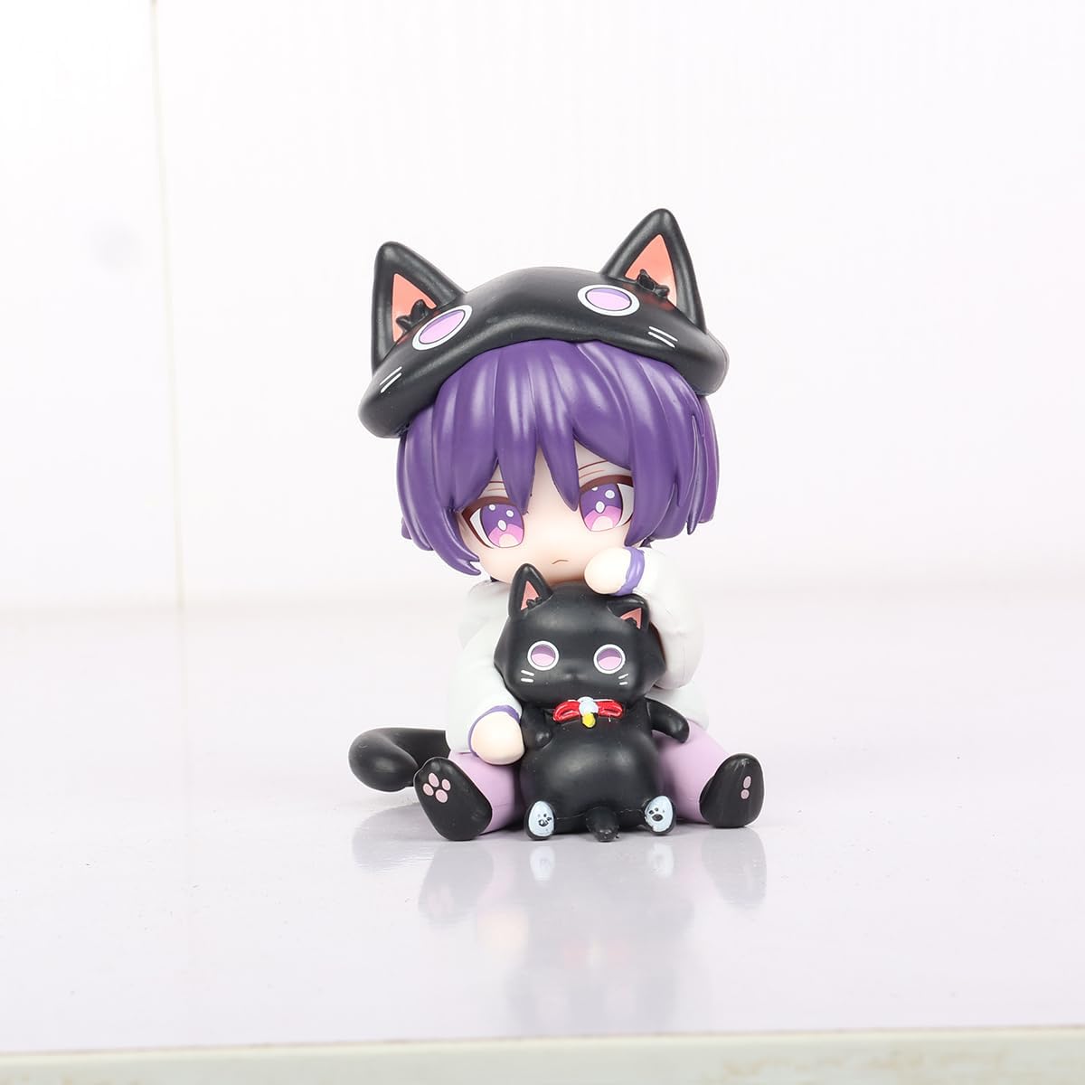 G-I Wanderer Cat Mini Figure 3.54IN Game Scaramouche Anime Model image 2