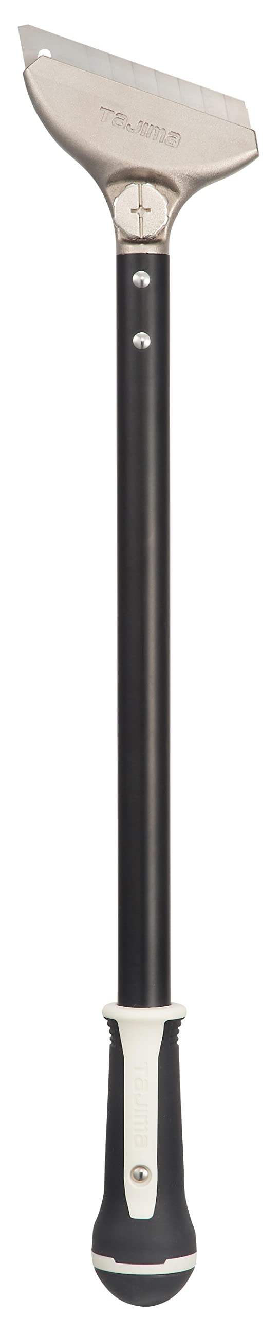 Tajima Rascador SCRAPE-RITE PRO (con mango largo, cabezal en ángulo de 20°, 3 cuchillas Endura de 18 mm) PSCL500A/W1