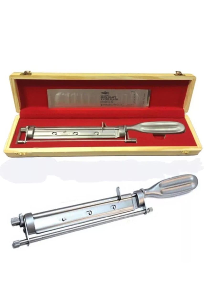 Generic Humby Skin Grafting Knife with Sterilized Blade in Wooden Box Orthopedic Instrument