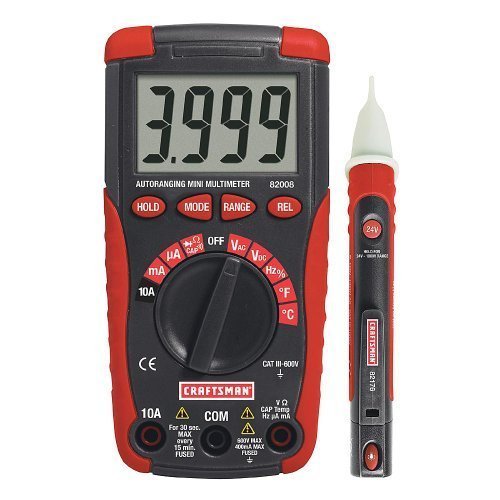 Craftsman 11function Auto Range Digital Multimeter and AC Voltage