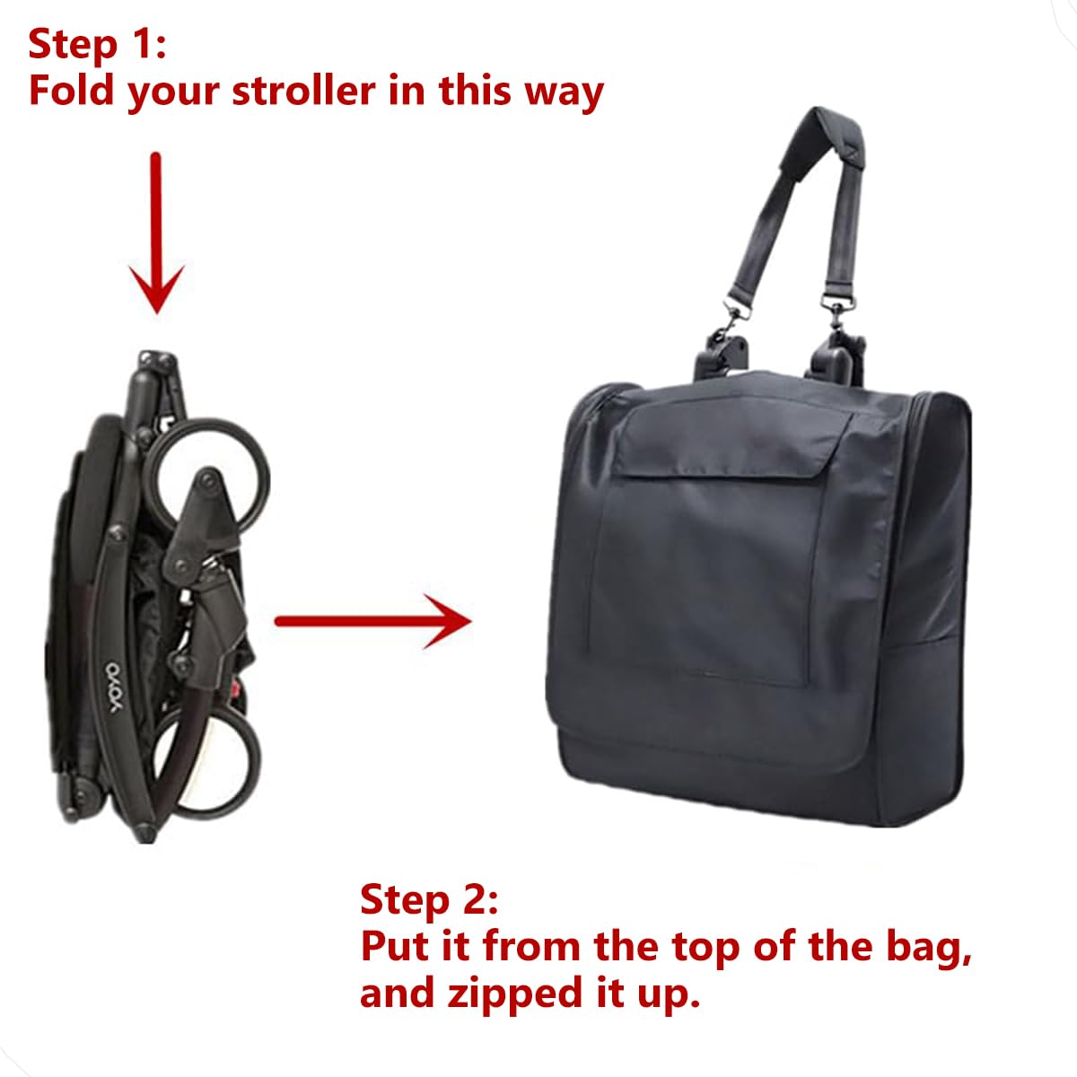 Bébé Poussettes landaus et Accessoires Sacs de Transport Compatible avec Poussette BABYZEN YOYO2 6+