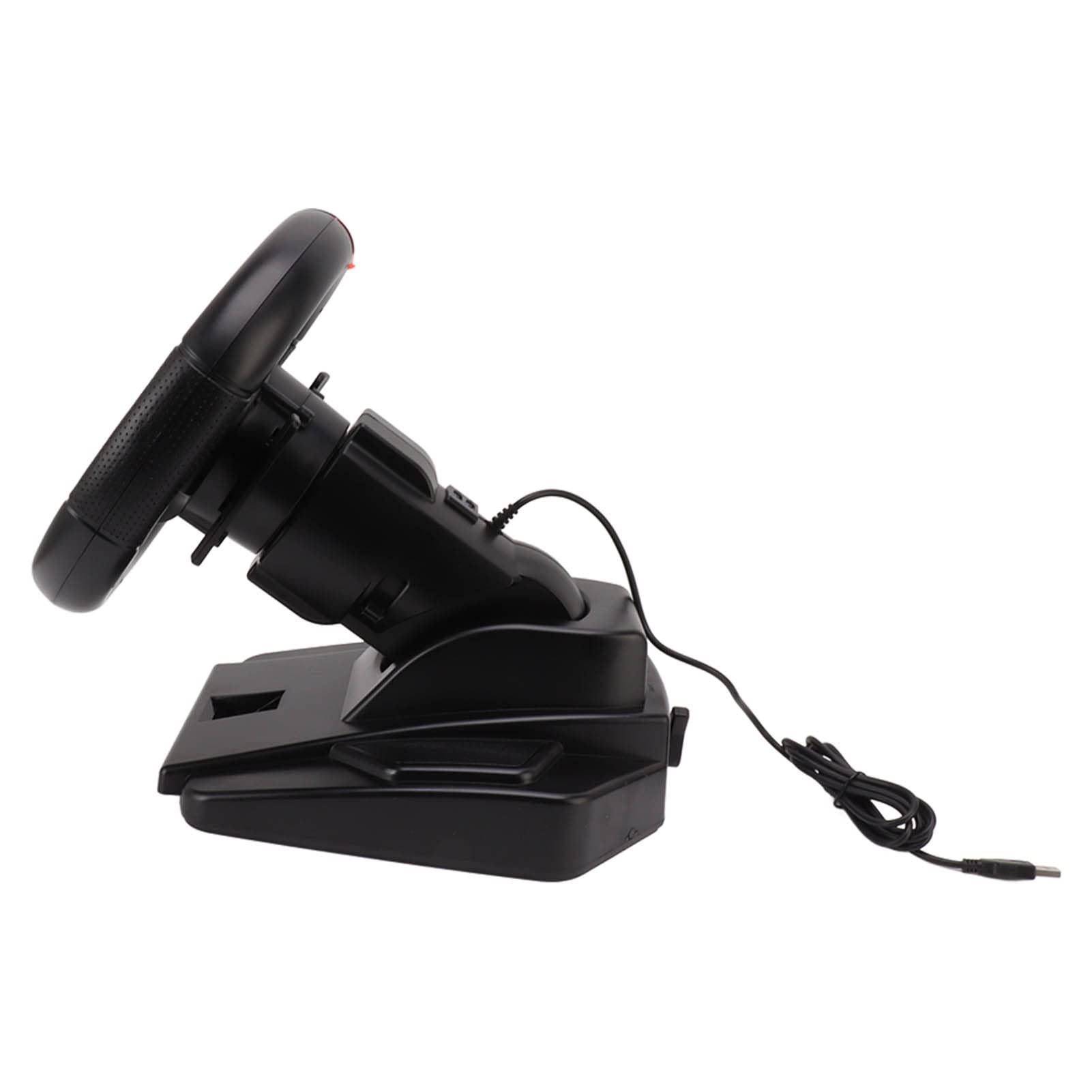 Luqeeg Volanti Corsa per Giochi, Volante per PC con Pedali, Volante da Gioco con Rotazione 180 Gradi Volante per Giochi da Corsa Accessori Videogiochi per 360 PC per per Switch